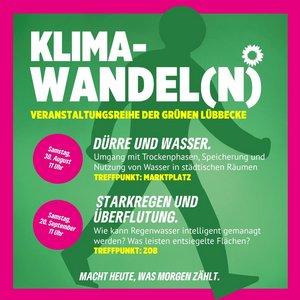 Die Silhouette eines grünen Männchen  spaziert durch einen hellgrünen Hintergrund